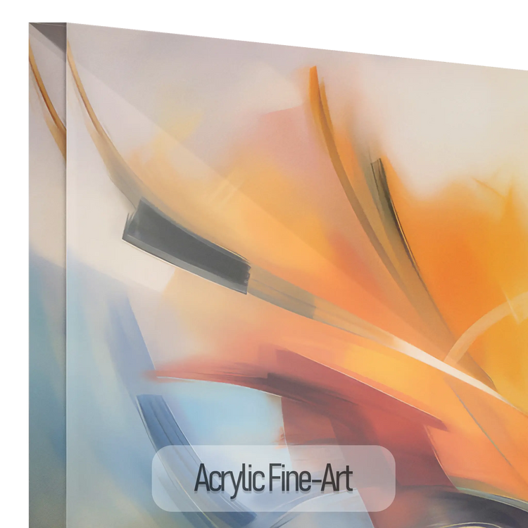 Dusza Feniksa | Dynamiczne abstrakcyjne dzieło sztuki do nowoczesnych wnętrz