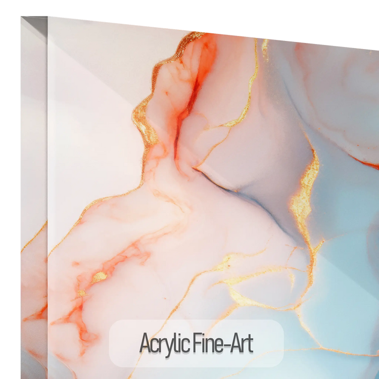 Lapis Lazuli | Mineralårer af Guld og Azurblå Sten Kunsttryk