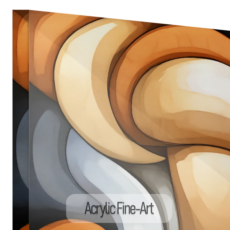 Le Tisseur de Rêves | Vagues et Courbes Surréalistes sur Cadre Artistique