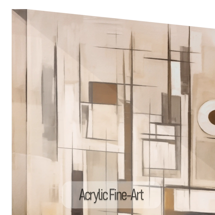 Le Gardien Silencieux | Gardien de la Tranquillité dans l'Abstraction Minimaliste