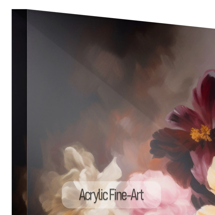 Symfonie van Bloemen | Betoverende Bloemkunst Print voor Elegante Decoratie