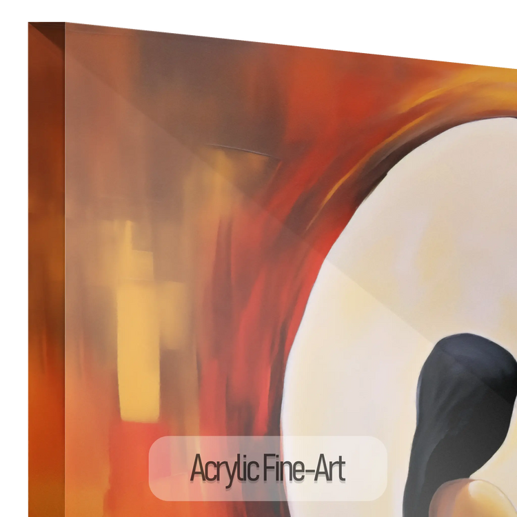 Point de Tournant | Étreinte Abstraite de Lumière et d'Ombre