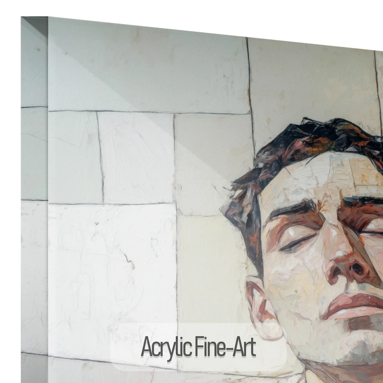 Male Collection | Layers of Thought | Thought-Provoking Abstract Male Portrait for Contemporary Decor by Roderick Sebastiaan | AcrylicFine-Art_db7ce6a7-3bbd-4a95-961b-4bbbd776d890