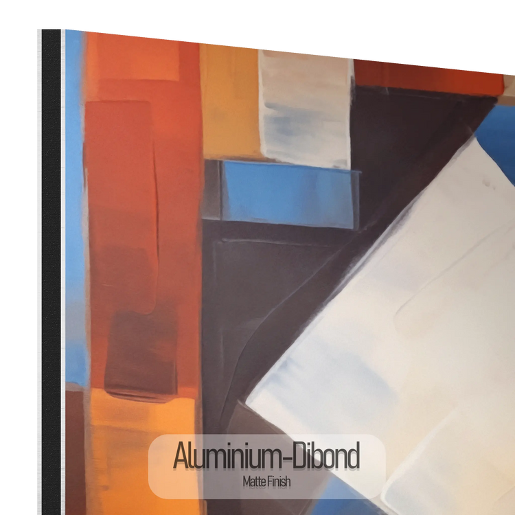 Abstract Collection | Cerulean Introspection | Contemporary Abstract Atmosphere in Art Print by Roderick Sebastiaan | Aluminium-Dibond-MatteFinish_17a77967-32fa-40c8-a0e0-ddd40db6bacb