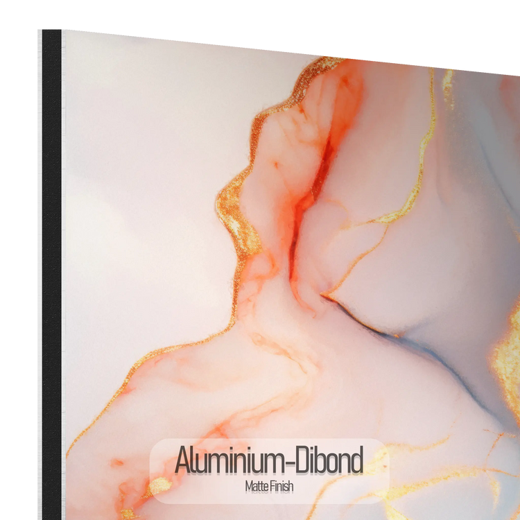 Lapis Lazuli | Mineralårer af Guld og Azurblå Sten Kunsttryk