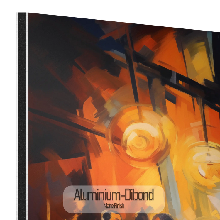 Brusande 20-talet French Quarter | Livfull Jazz Abstraktion i Elegant Konstram