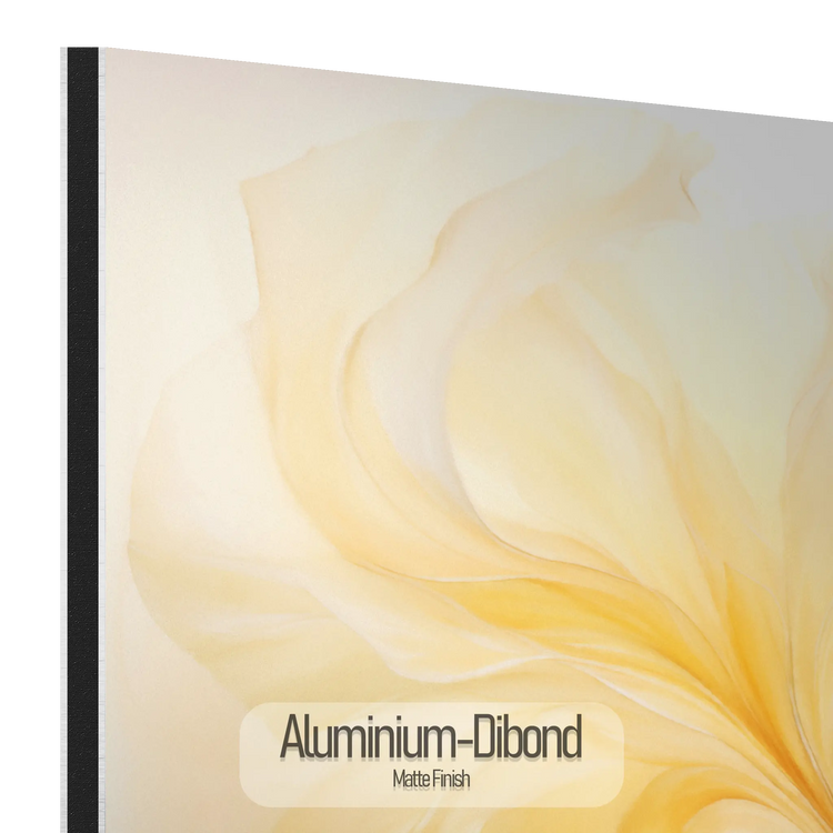 Vanilla Verve | Timeless Elegance in Flowing Shades of Yellow on Art Cloth