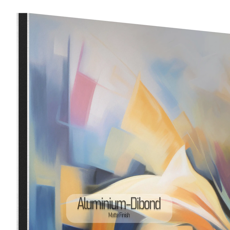 Pétalos de Fantasía | Abstracción de Flores Coloridas en Tela de Arte Especial