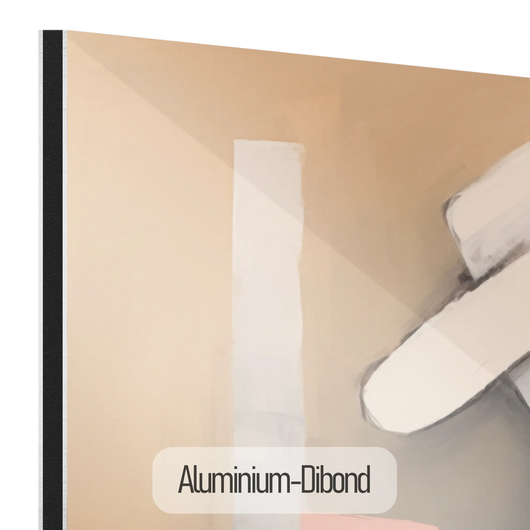 Silhouette in Flux | Silhouette femminile astratta e fluida alla moda su tessuto artistico