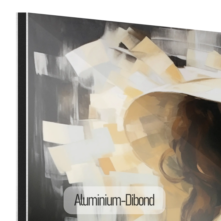 Stille Kontemplation | Subtilt og Seren Portræt i Stilfuld Kunstramme