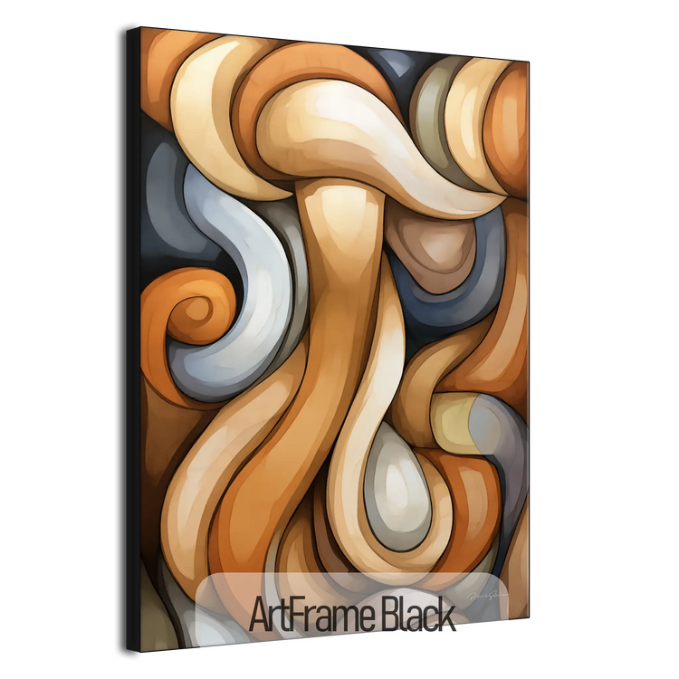 Le Tisseur de Rêves | Vagues et Courbes Surréalistes sur Cadre Artistique