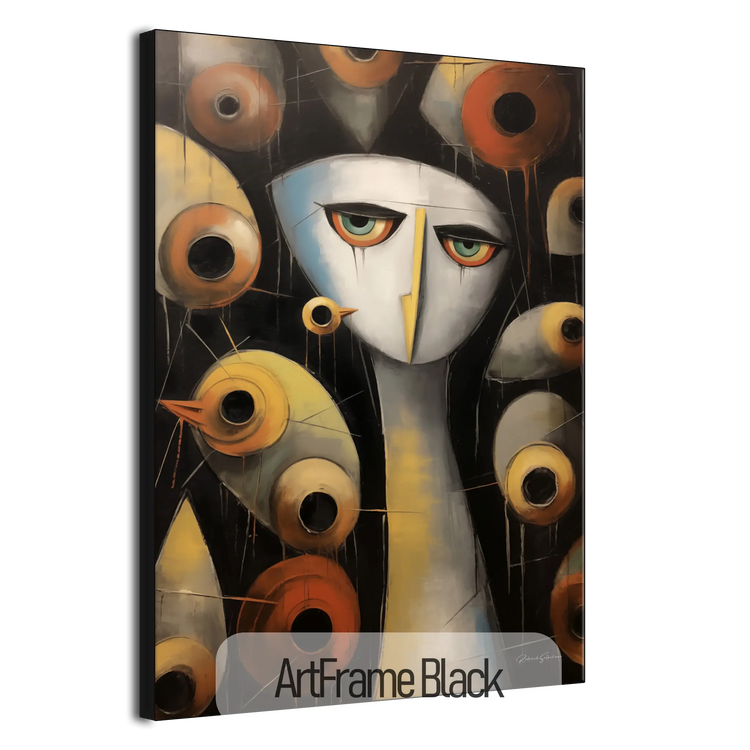 Abstract Collection | Enigmatic Watcher | Intriguing & Abstract Visual Story on Art Frame by Roderick Sebastiaan | ArtFrameBlackFrame_ab068060-4de3-499f-bfcc-d8c5d0010d9f