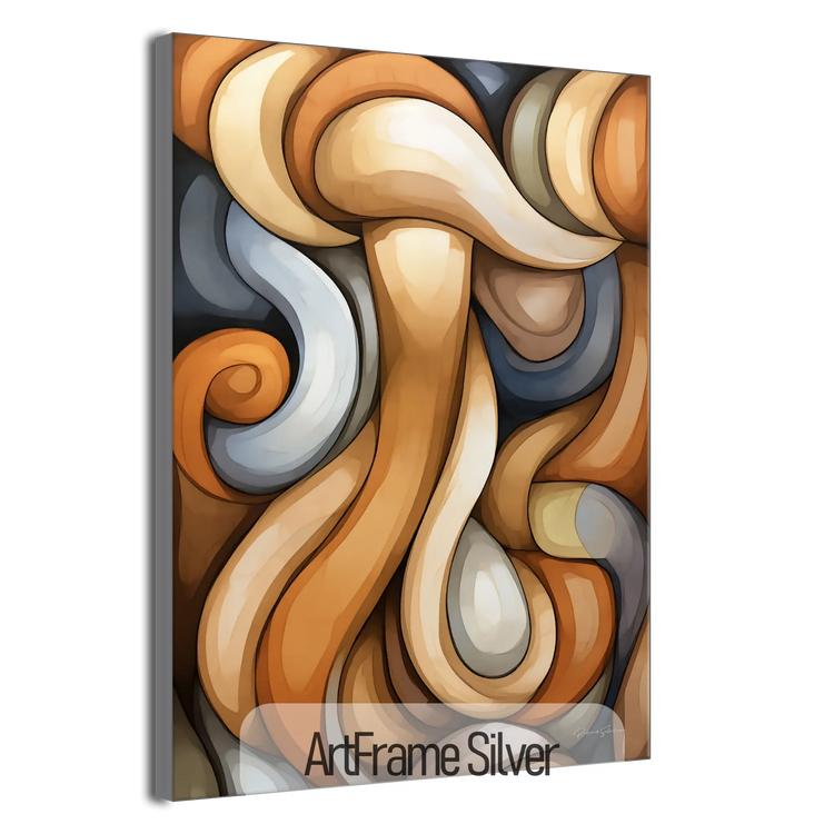 Le Tisseur de Rêves | Vagues et Courbes Surréalistes sur Cadre Artistique