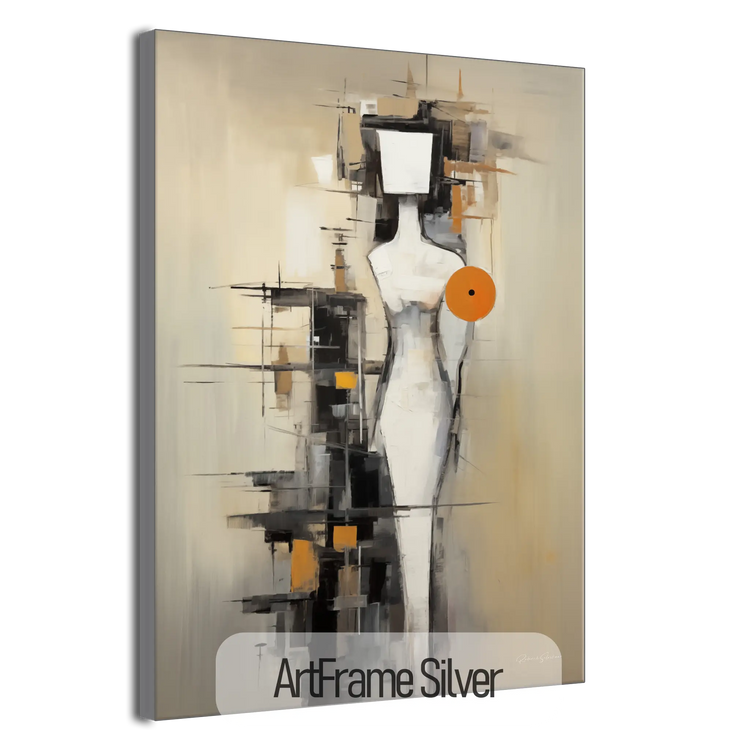 Abstract Collection | Future Noir | Abstract Future Vision of Minimalist Elegance by Roderick Sebastiaan | ArtFrameSilverFrame_4df3e521-9d4d-4872-ad07-d1a2d9e96c1d