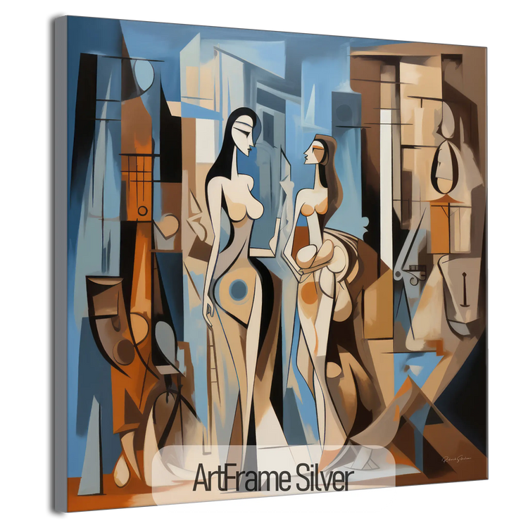 Città dei Sogni n.1 | Incontro Astratto in una Città dei Sogni su Tela Artistica