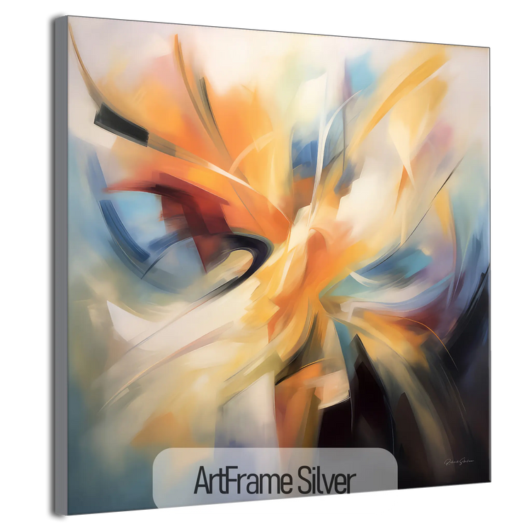 Dusza Feniksa | Dynamiczne abstrakcyjne dzieło sztuki do nowoczesnych wnętrz
