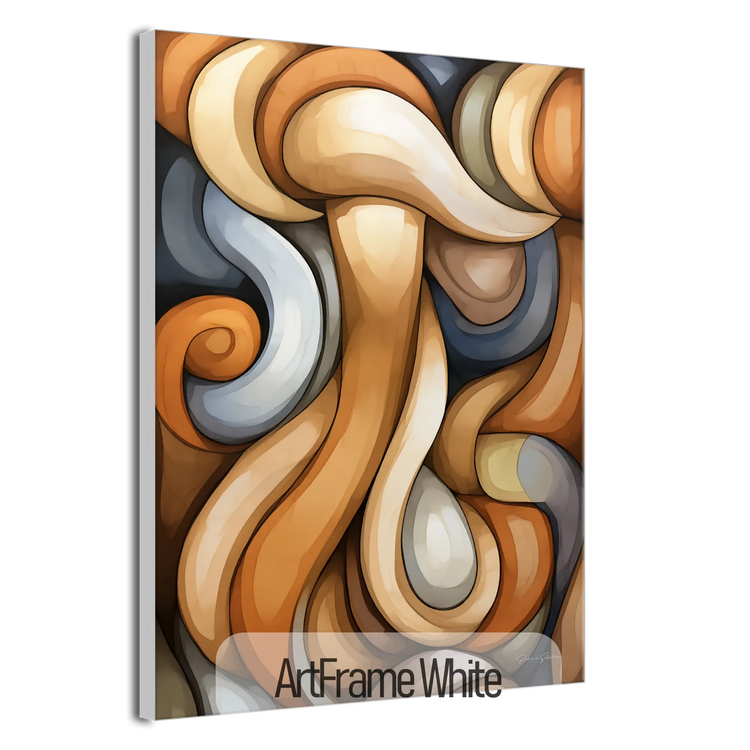 Le Tisseur de Rêves | Vagues et Courbes Surréalistes sur Cadre Artistique