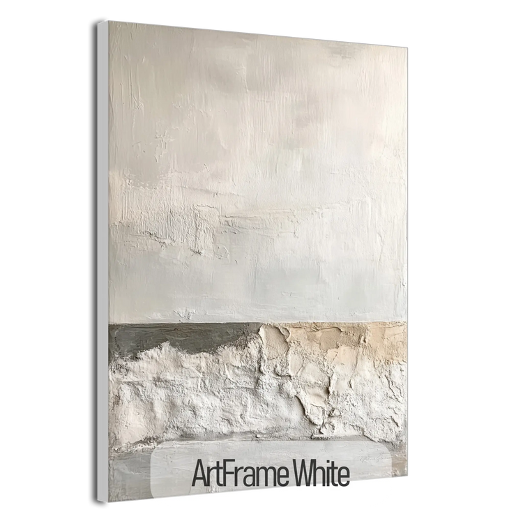 Abstract Collection | Timeless Simplicity | Minimalist Abstract Art with Texture Look for Elegant Interiors by Roderick Sebastiaan | ArtFrameWhite_e6b45a6a-de79-4838-b54b-a450219ccdf2