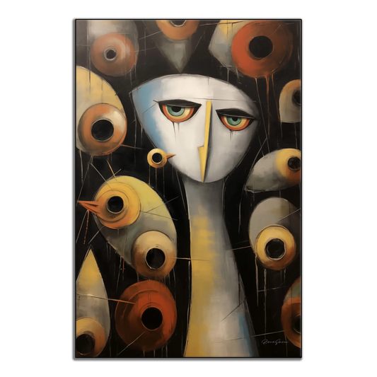 Abstract Collection | Enigmatic Watcher | Intriguing & Abstract Visual Story on Art Frame by Roderick Sebastiaan | ArtFrame_24097bae-0f15-4abc-b6f2-bf1b307ecf80