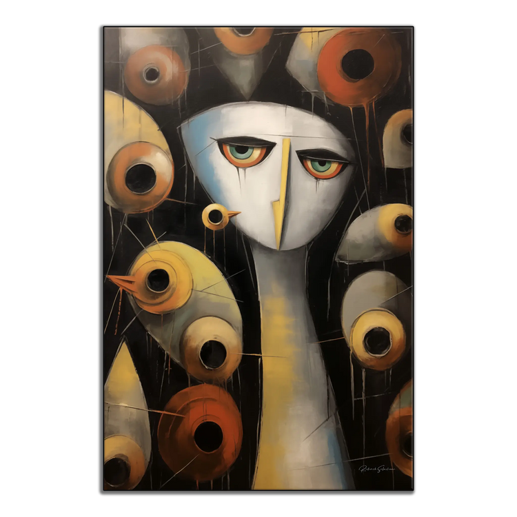 Abstract Collection | Enigmatic Watcher | Intriguing & Abstract Visual Story on Art Frame by Roderick Sebastiaan | ArtFrame_24097bae-0f15-4abc-b6f2-bf1b307ecf80