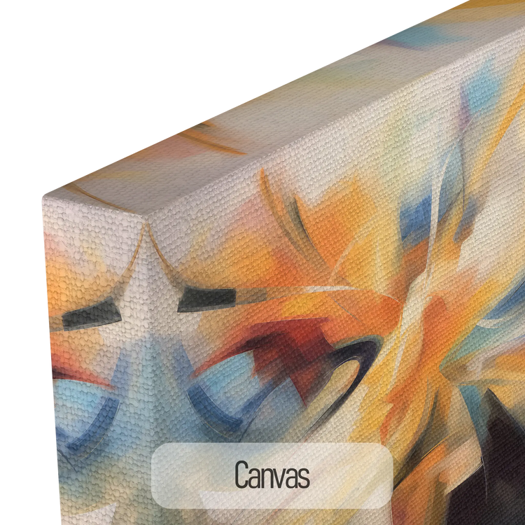 Dusza Feniksa | Dynamiczne abstrakcyjne dzieło sztuki do nowoczesnych wnętrz