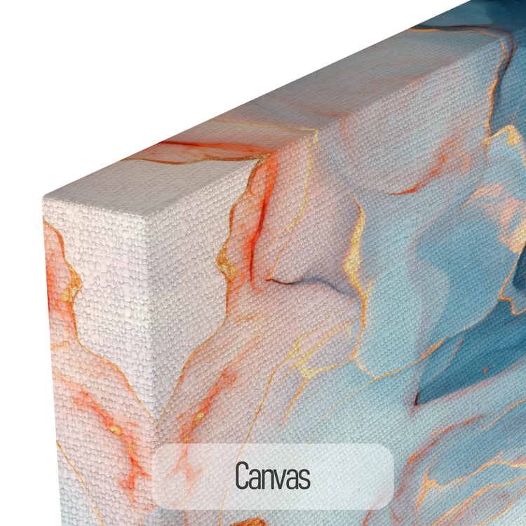 Lapis Lazuli | Mineralårer af Guld og Azurblå Sten Kunsttryk