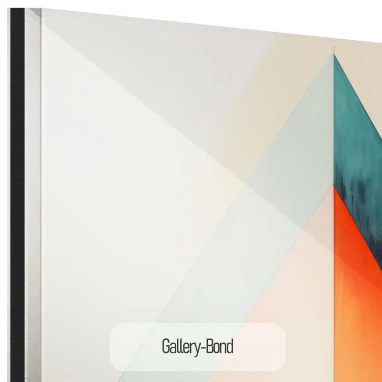 Moral Kompas | Minimalistisk Geometri i Kunstnerisk Moderne Kunstramme