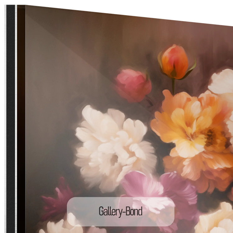 Samtige Blumensymphonie | Impressionistische florale Eleganz Kunstwerk