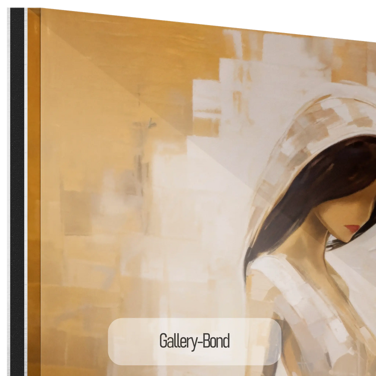 Viskningar av förförelse | Mystisk sensuell elegans i varma färger på konsttyg