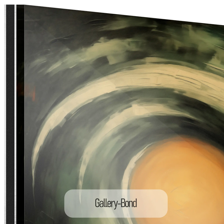 Mystic Solaris | Impression d'art abstrait sur le mystère solaire en teintes sombres