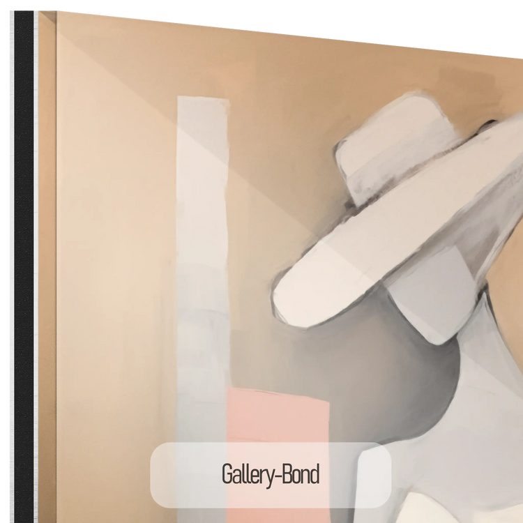 Silhouette in Flux | Silhouette femminile astratta e fluida alla moda su tessuto artistico