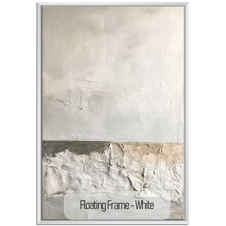 Abstract Collection | Timeless Simplicity | Minimalist Abstract Art with Texture Look for Elegant Interiors by Roderick Sebastiaan | White_ef75fdae-aef8-4a4f-8cba-138cded46617