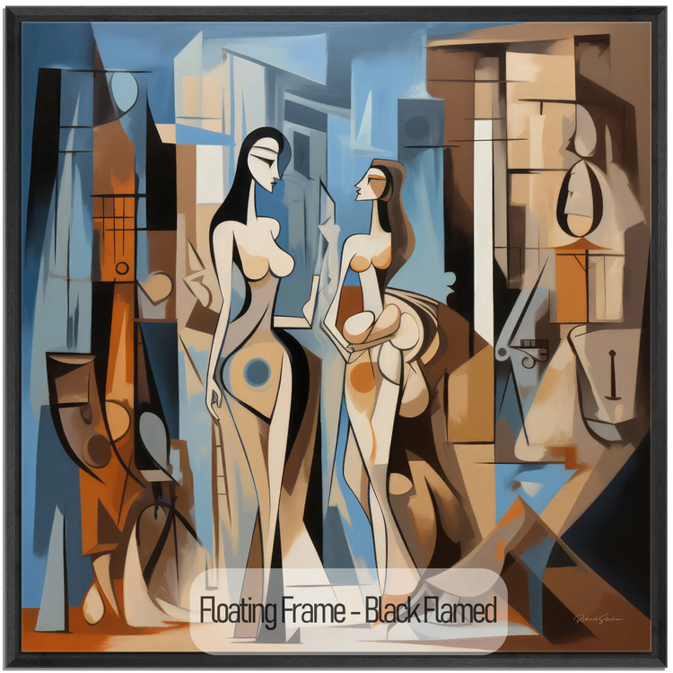 Città dei Sogni n.1 | Incontro Astratto in una Città dei Sogni su Tela Artistica