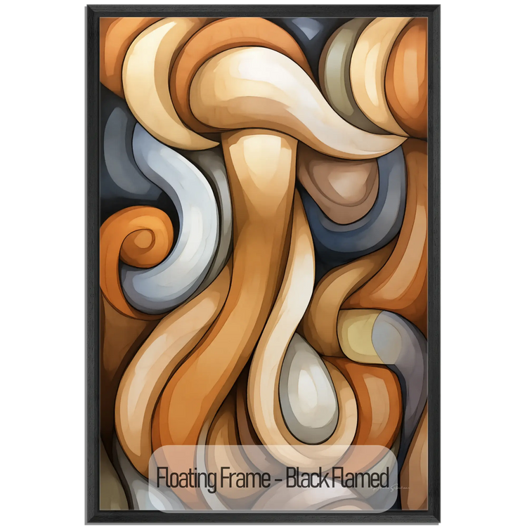 Le Tisseur de Rêves | Vagues et Courbes Surréalistes sur Cadre Artistique