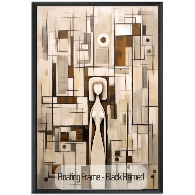 Le Gardien Silencieux | Gardien de la Tranquillité dans l'Abstraction Minimaliste