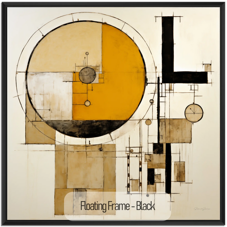 Livets schema | Lekfull geometrisk abstraktion av vardaglig existens