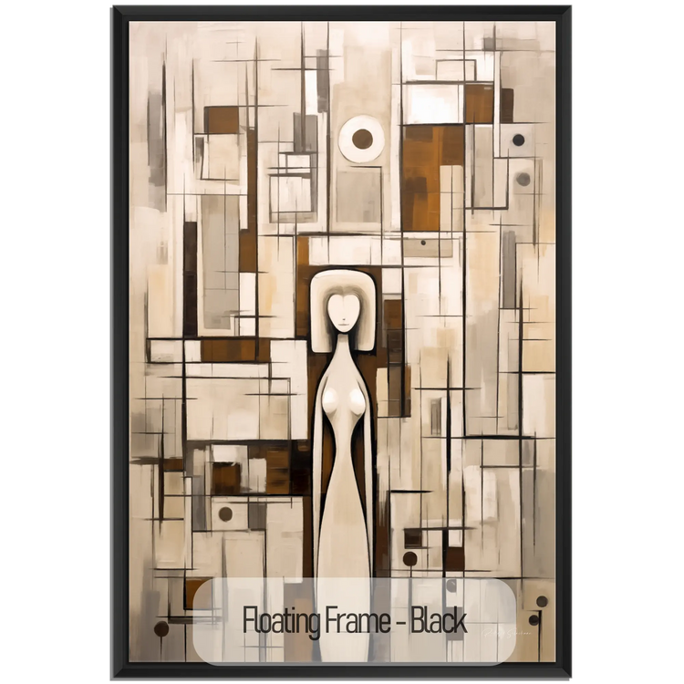 Le Gardien Silencieux | Gardien de la Tranquillité dans l'Abstraction Minimaliste