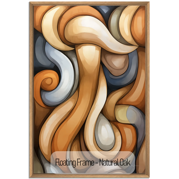 Le Tisseur de Rêves | Vagues et Courbes Surréalistes sur Cadre Artistique