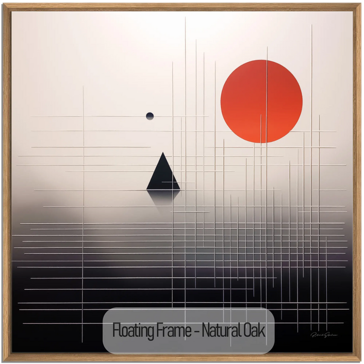 Tokyo Sunrise | Serene Minimalist Twilight in Sleek Art Frame