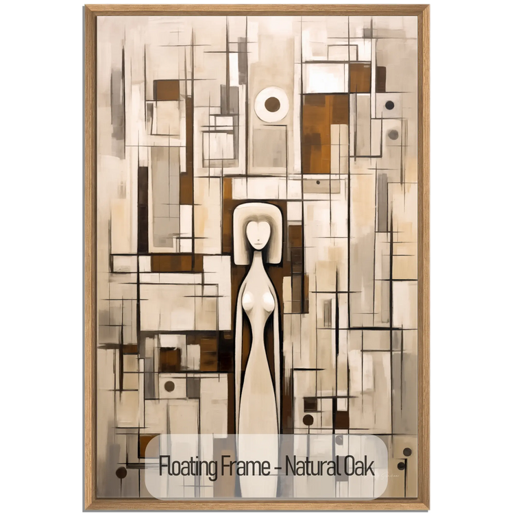 Le Gardien Silencieux | Gardien de la Tranquillité dans l'Abstraction Minimaliste