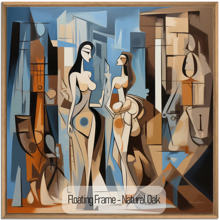 Città dei Sogni n.1 | Incontro Astratto in una Città dei Sogni su Tela Artistica