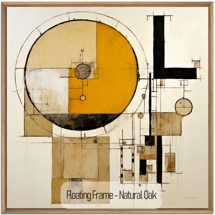 Livets schema | Lekfull geometrisk abstraktion av vardaglig existens