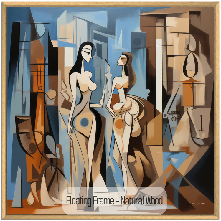 Città dei Sogni n.1 | Incontro Astratto in una Città dei Sogni su Tela Artistica