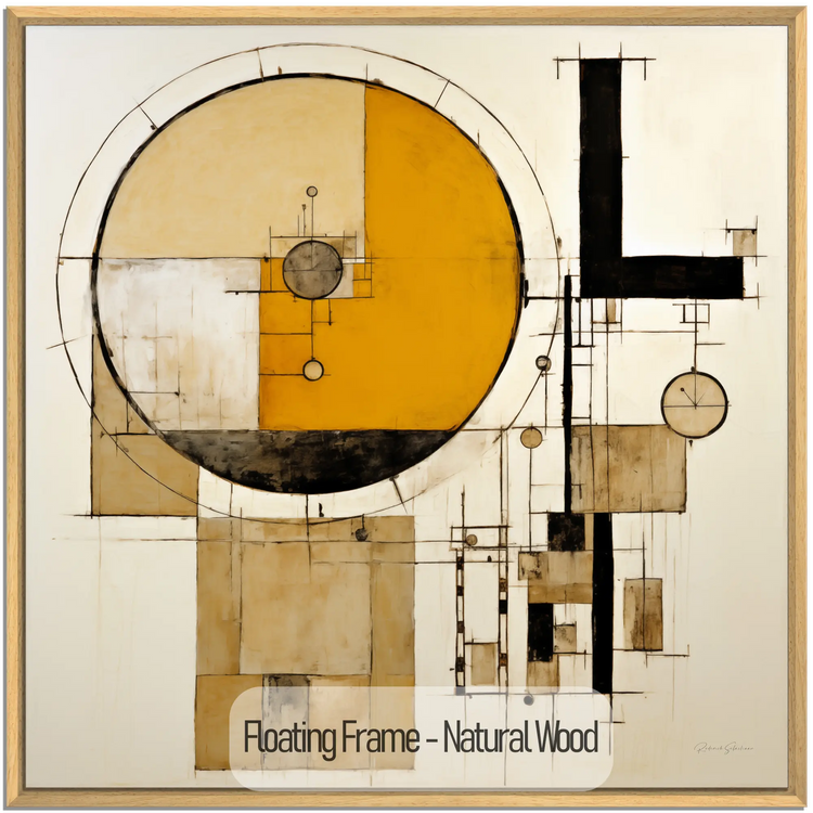 Livets schema | Lekfull geometrisk abstraktion av vardaglig existens