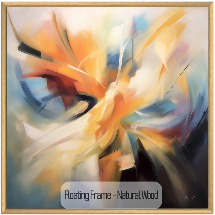 Dusza Feniksa | Dynamiczne abstrakcyjne dzieło sztuki do nowoczesnych wnętrz