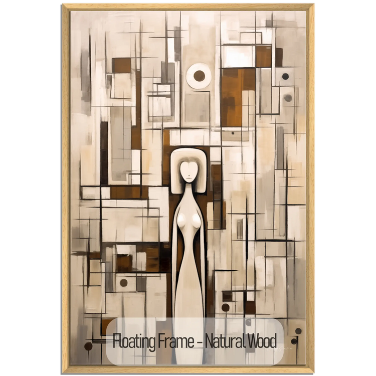 Le Gardien Silencieux | Gardien de la Tranquillité dans l'Abstraction Minimaliste