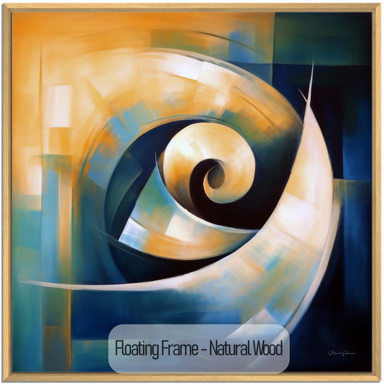 The Spiral | Abstract Dynamics and Movement in Modern Colours