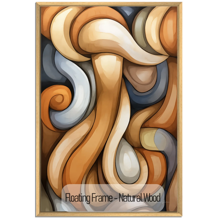 Le Tisseur de Rêves | Vagues et Courbes Surréalistes sur Cadre Artistique