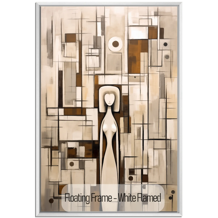 Le Gardien Silencieux | Gardien de la Tranquillité dans l'Abstraction Minimaliste