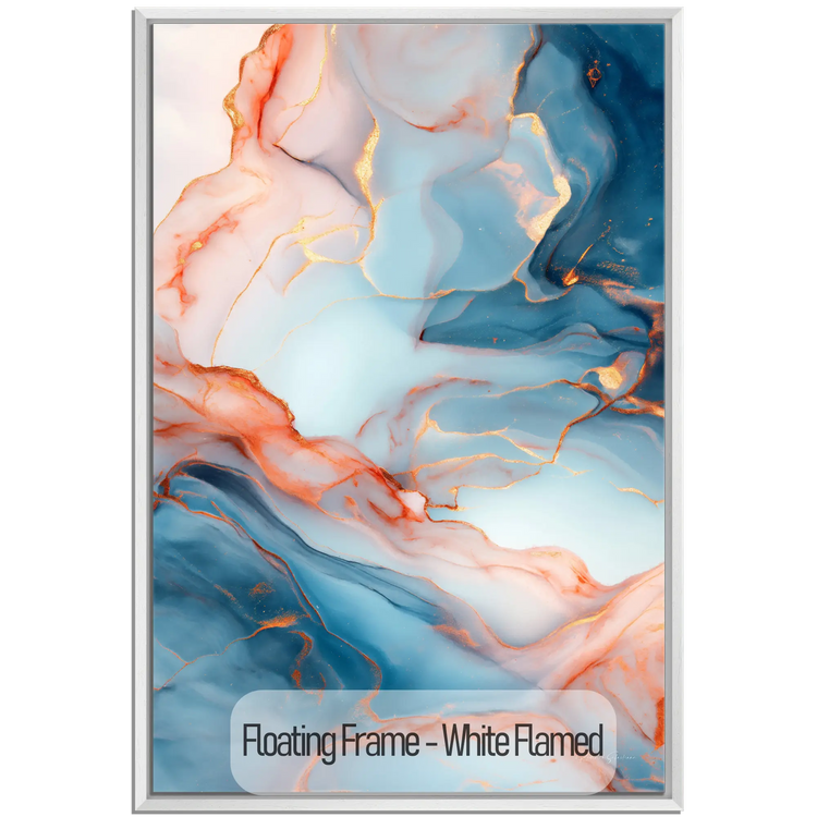 Lapis Lazuli | Mineralårer af Guld og Azurblå Sten Kunsttryk